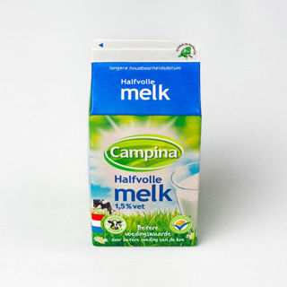 Afbeelding van Melk halfvol 1/2 liter