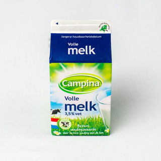 Afbeelding van Melk vol 1/2 liter